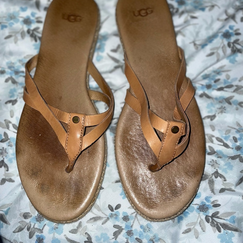 Ugg sandals in used condition